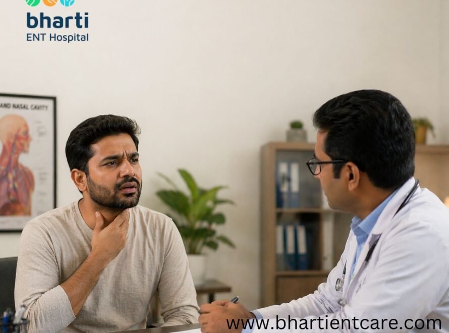 persistent throat discomfort