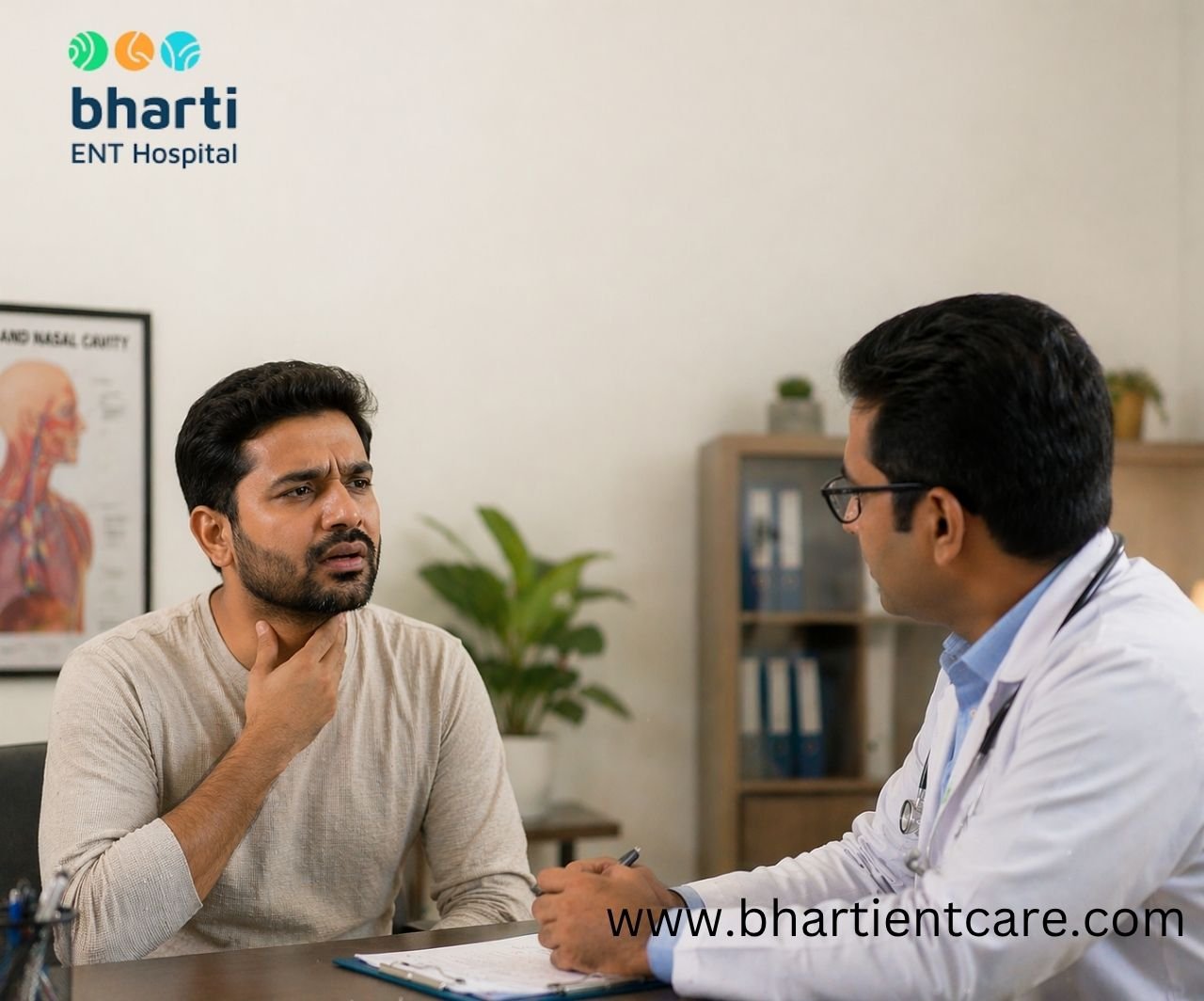 persistent throat discomfort